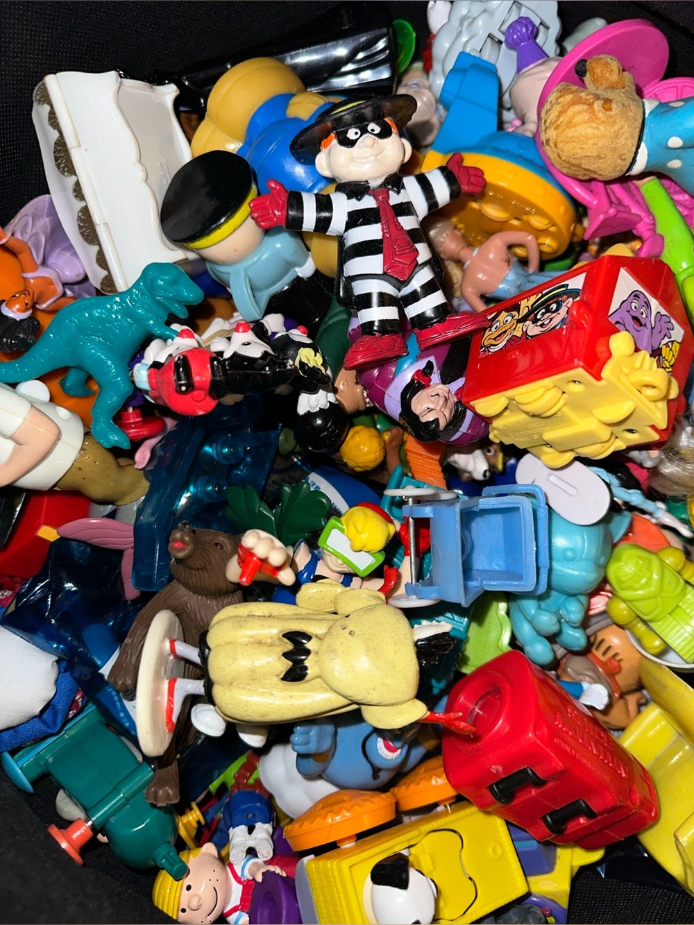 Vintage Lot of 10 toys 1980's & 90's  2000s. Happy Meal Kids Meal